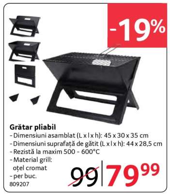 Grătar pliabil