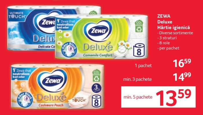 ZEWA DELUXE Hârtie igienică