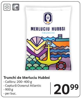 Trunchi de merluciu Hubbsi