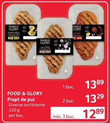 FOOD & GLORY Piept de pui