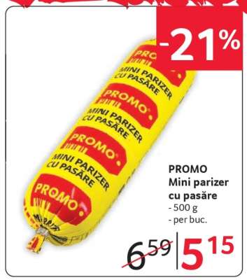Mini parizer cu pasăre