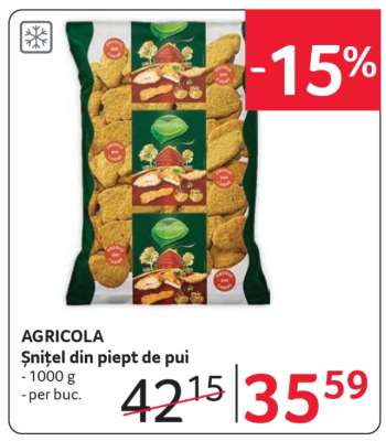 AGRICOLA Șnițel din piept de pui