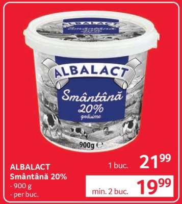 ALBALACT Smântână 20%