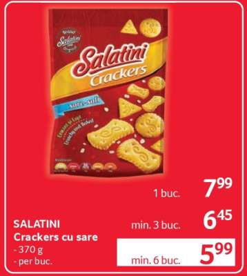 SALATINI Crackers cu sare