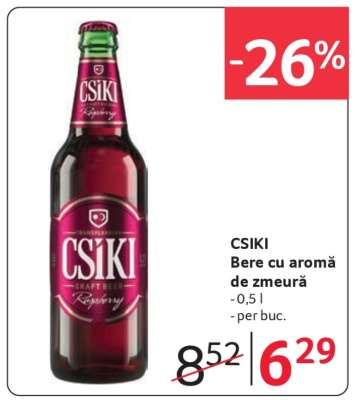 CSIKI Bere cu aromă de zmeură
