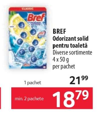 Bref Odorizant solid pentru toaletă
