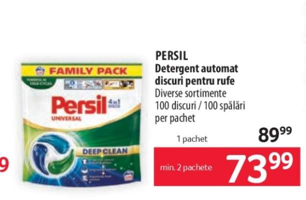 Persil Detergent automat discuri pentru rufe