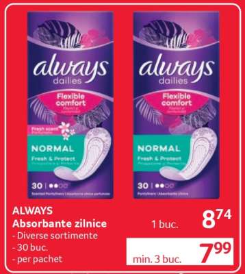 ALWAYS Absorbante zilnice