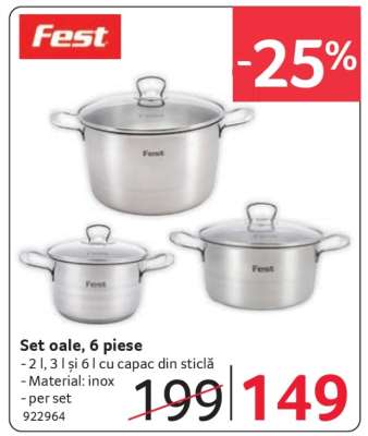 Set oale 6 piese