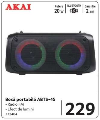 Boxă portabilă ABTS-45