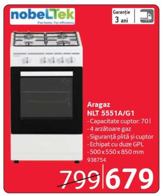 Aragaz NLT 5551A/G1