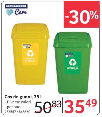 Coș de gunoi, 35 l