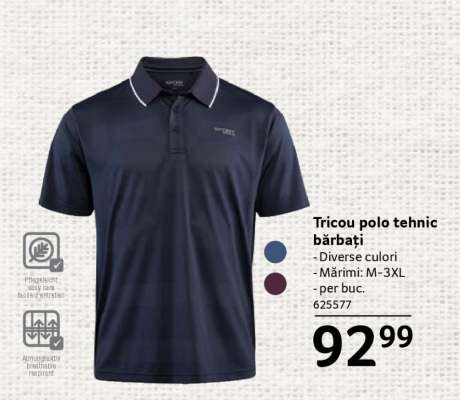 Tricou polo tehnic bărbați