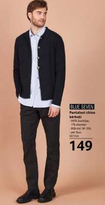 BLUE SEVEN Pantaloni chino bărbați