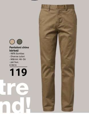 Pantaloni Chino, bărbați