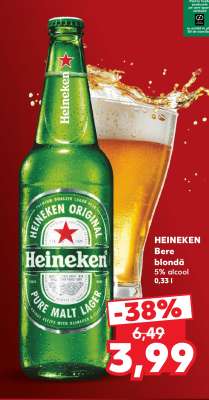 HEINEKEN Bere blondă