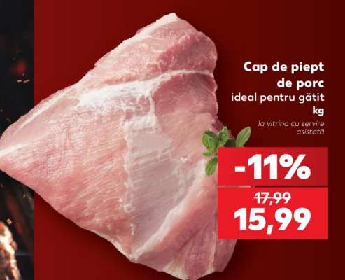 Cap de piept de porc