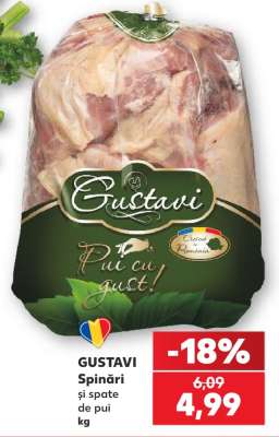 GUSTAVI Spinări și spate de pui