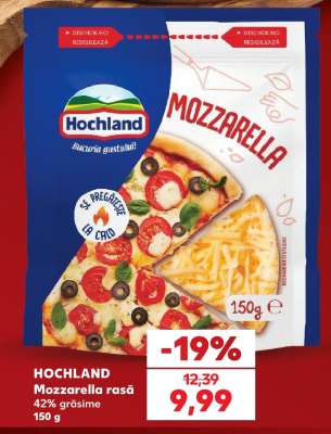 HOCHLAND Mozzarella rasă