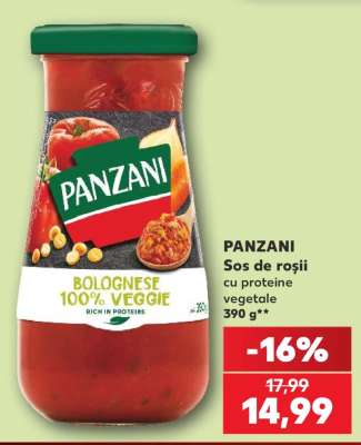 PANZANI Sos de roșii cu proteine vegetale