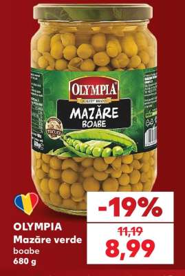 OLYMPIA Mazăre verde boabe