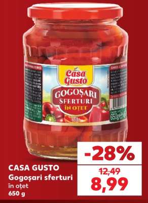 CASA GUSTO Gogoșari sferturi în oțet