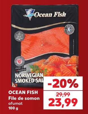 OCEAN FISH File de somon afumat