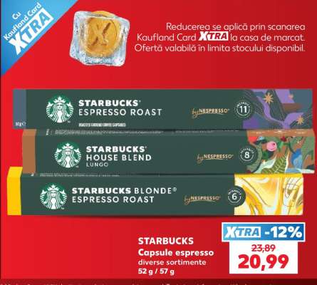 STARBUCKS Capsule espresso diverse sortimente