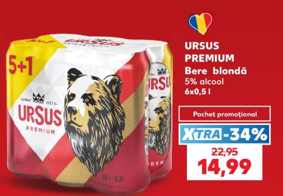 URSUS PREMIUM Bere blondă