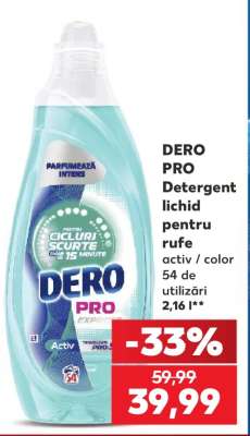 DERO PRO Detergent lichid pentru rufe