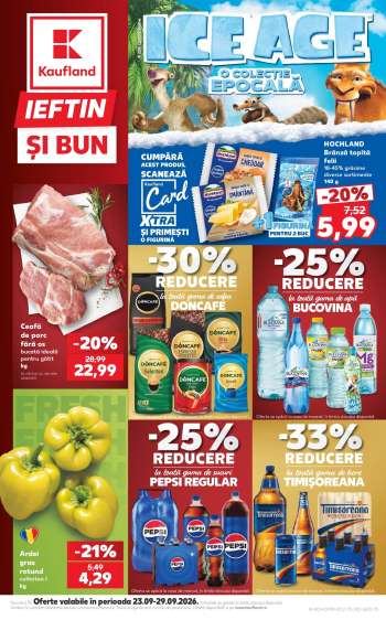 Cataloage Kaufland - 23.09.2026 - 29.09.2026.
