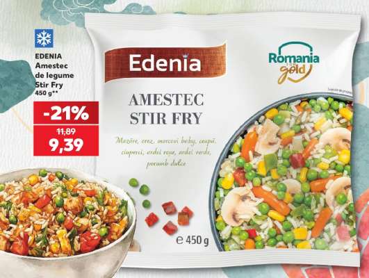 EDENIA Amestec de legume Stir Fry 450 g