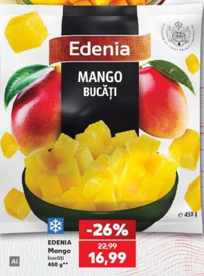 EDENIA Mango bucăți 450 g