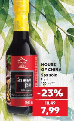 HOUSE OF CHINA Sos soia light