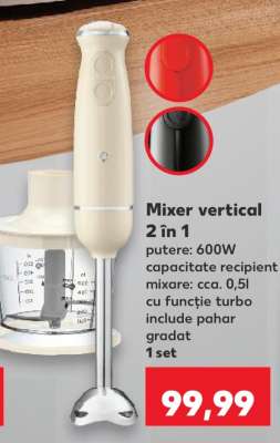 Mixer vertical 2 în 1