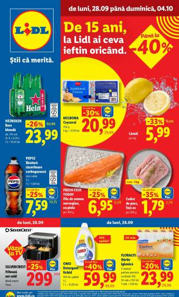 Cataloage Lidl - 28.09.2026 - 04.10.2026.