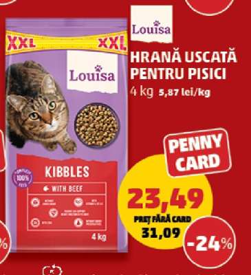 Louisa Hrană Uscată pentru Pisici