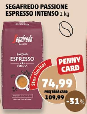 SEGAFREDO PASSIONE ESPRESSO INTENSO 1 kg