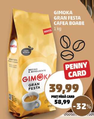 GIMOKA GRAN FESTA CAFEA BOABE 1 kg