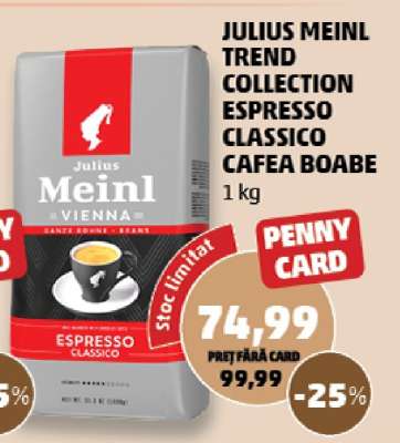 Julius Meinl Trend Collection Espresso Classico Cafea Boabe