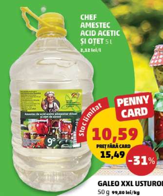 CHEF AMESTEC ACID ACETIC ȘI OȚET 5 L