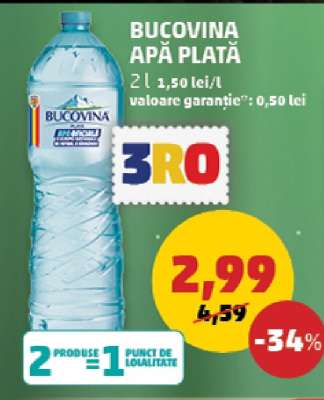 BUCOVINA APĂ PLATĂ