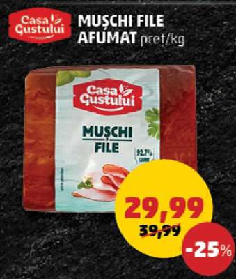 Muschi file afumat
