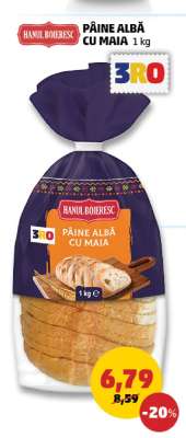 Pâine Albă cu Maia