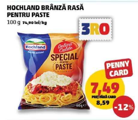 HOCHLAND BRÂNZĂ RASĂ PENTRU PASTE