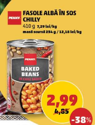 Fasole albă în sos chilly