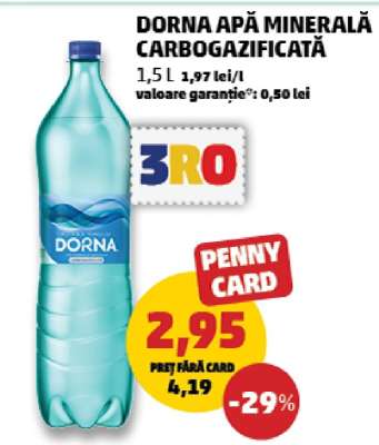 Dorna Apă Minerală Carbogazificată