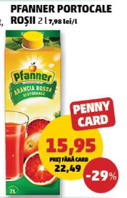 PFANNER PORTOCALE ROȘII