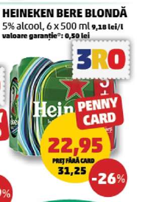 HEINEKEN Bere blondă