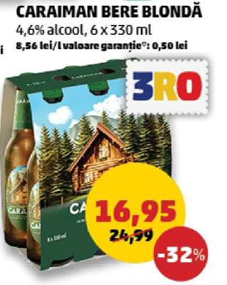 CARAIMAN Bere blondă
